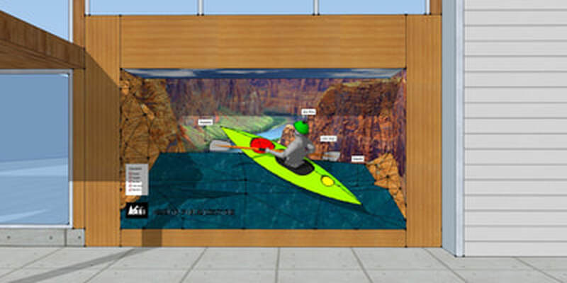 REI Window Display